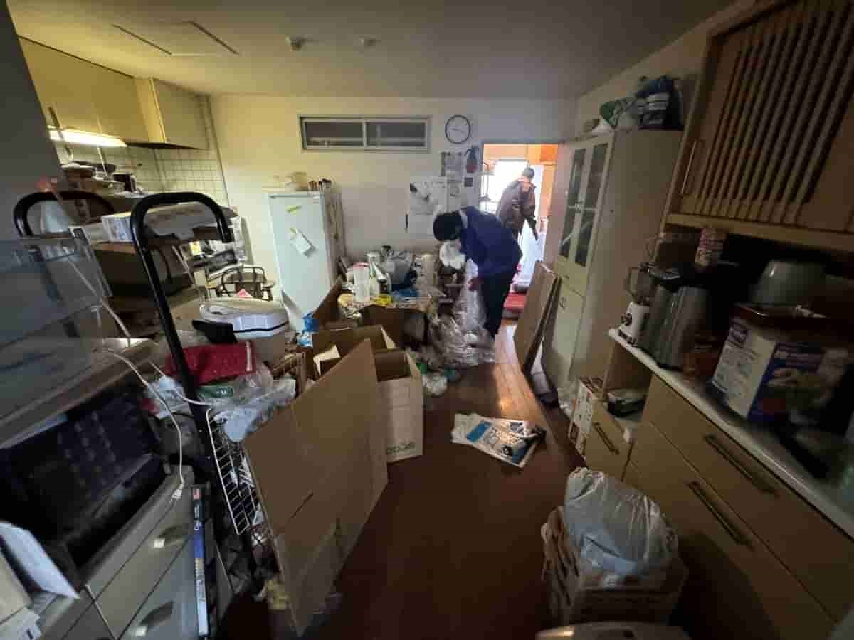 名古屋市中村区W様の引越しゴミの片付けと不用品回収画像